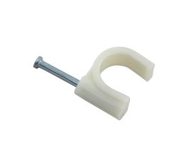 Скоба д/эл.кабеля d=8мм IP30,пластиковая (уп.50шт)