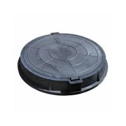 Люк полимерный легкий малый 30 кН черный