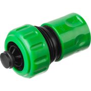 Соединитель быстросьемный для шланга с автостопом 3/4 Росток