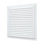 ЭРА Решетка 300х300мм (МЭ) с москит. сеткой метал. белая