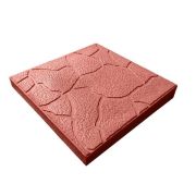 Тротуарная плитка 300х300мм Тучка красная