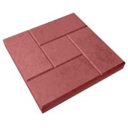 Тротуарная плитка 300х300мм Калифорния красная