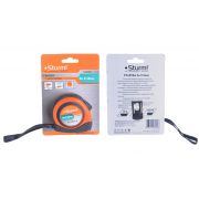 3100301 Рулетка 3м Х 16мм автостоп с 2-х стор.шкал,усил.магнит,обрезин.корпус,2-ой зацеп,Sturm!