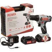 Дрель-шуруповерт аккумуляторная ДА-14-2ЛК Ресанта