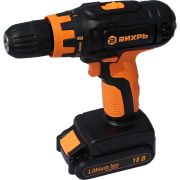Дрель-шуруповерт аккумуляторная ДА-18Л-2К (2,0 А/ч) ЕА+ Вихрь