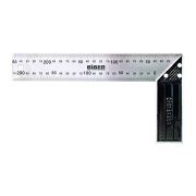 БИБЕР 40635 Угольник столярный ПРОФИ 350мм нержавеющая сталь, гравировка