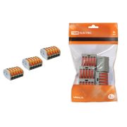 Соед.клемма СК-415 5-ти проводная (2,5 мм2), 400В, 24А, б/пасты, IP20 (уп.5шт)