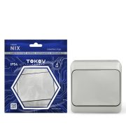 Переключатель 1-кл. ОП Nix 10A IP54 250В сер. TOKOV TKE-NX-P1-C06-IP54