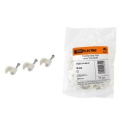 Скоба д/эл.кабеля d=8мм IP30, круглая пластиковая (уп.50шт) SQ0514-0015