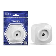 Розетка телевизионная TV 1-м ОП Frea IP20 АБС-пластик бел. TOKOV TKE-FR-A1C-C01