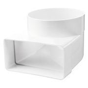 НАШ ВЕНТ Соединительное колено 521 110х55мм d=100мм