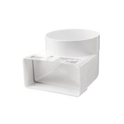 НАШ ВЕНТ Соединительное колено 721 120х60мм d=100мм