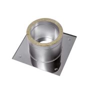 Феррум потолочно-нержавеющий узел нержавеющий (430/0,5 мм), 600 ф200 с утеплителем