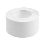 Лента клейкая бордюрная для ванн и раковин 38мм (19х19мм), 3,35м, белая