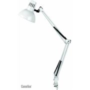 Светильник настольный на струбцине 60Вт Е27 220В Белый KD-312 Camelion