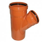 Тройник РР наружная 110х110х45 (оранж.)