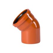 Отвод РР наружная 110х30 (оранж.)