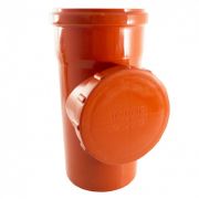 Ревизия с крышкой РР наружная 110 (оранж.)