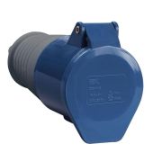 Розетка кабельная 16А 220В 2P+PE ССИ-213 IP44 IEK PSR21-016-3