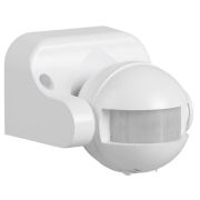 Датчик движения инфр. ДД009 1100Вт угол. обз. 180град. IP44 бел. IEK LDD10-009-1100-001