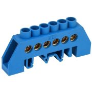 Шина нулевая в комб. DIN-изол.«Стойка» ШНИ-8х12-6-КС-С IEK YNN10-812-6DР-K07