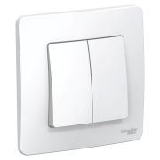 Выключатель 2-кл.СП Blanca 10А бел. SE BLNVS010501