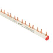 Шина соед типа PIN для 2-п нагр.63А 12 мод.