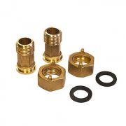 Комплект для монтажа счетчика (штуцер,гайка) 1/2