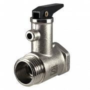 Клапан предохранительный для бойлера с ручкой спуска 1/2