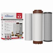 Комплект картриджей АКВАБРАЙТ К-3 SL10 ЖЕЛЕЗО
