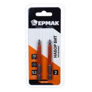 ЕРМАК Биты для шуруповерта ТОРСИОН PH2х90 мм, ПРОФИ СЕРИЯ