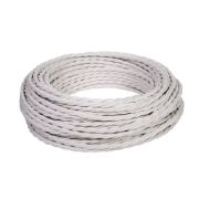 Провод витой 2х1,5мм (бухта 50м) белый МЕЗОНИНЪ