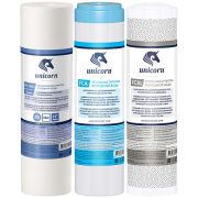 Комплект картриджей для питьевых систем Unicorn (PS-10, FCA-10, FCBL-10) KCA