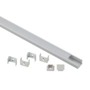 Профиль PAL 1507 (комплект) накладной (2м) для светод.ленты
