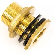 Врезка для бочки с контргайкой лат/ник 1