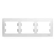 Рамка 3-ая горизонтальная белый GSL000103