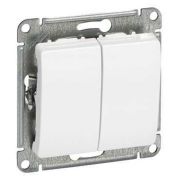 Выключатель с/п 2Кл. б/рамки белый GSL000151