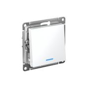 Выключатель 1-кл с подсветкой 10А мех-зм белый ATN000113